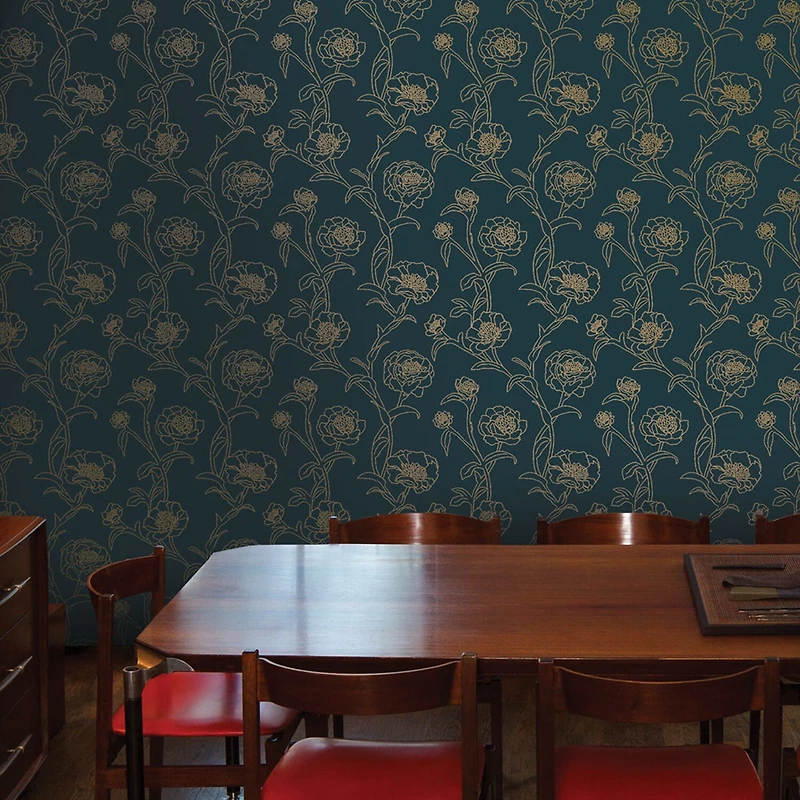 Tempaper Peonies Peel & Stick Wallpaper