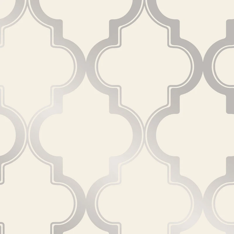 Tempaper Marrakesh Grey Peel & Stick Wallpaper