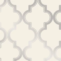 Tempaper Marrakesh Grey Peel & Stick Wallpaper