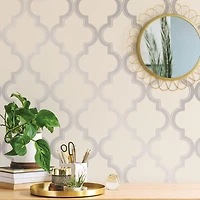 Tempaper Marrakesh Grey Peel & Stick Wallpaper