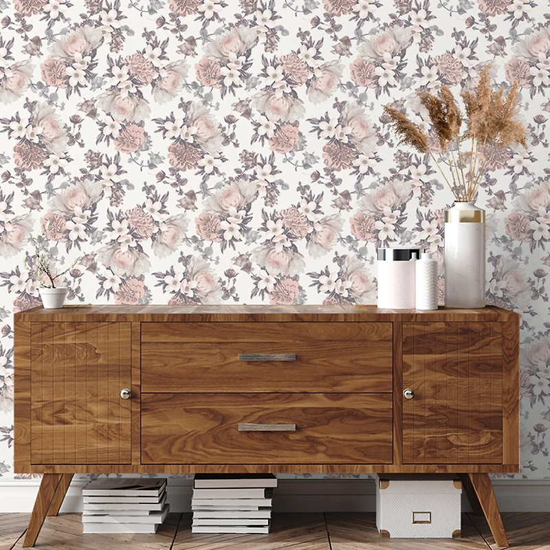 Tempaper Botanical Blossom Peel & Stick Wallpaper