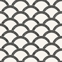 Tempaper Mosaic Scallop Peel & Stick Wallpaper