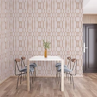 Tempaper Grass Geo Jute Peel & Stick Wallpaper