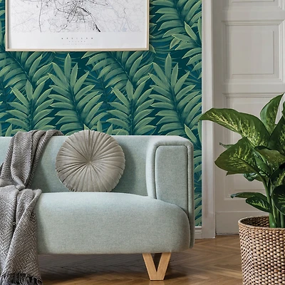 Tempaper Palm Leaves Peel & Stick Wallpaper