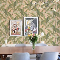 Tempaper Banana Leaf Peel & Stick Wallpaper