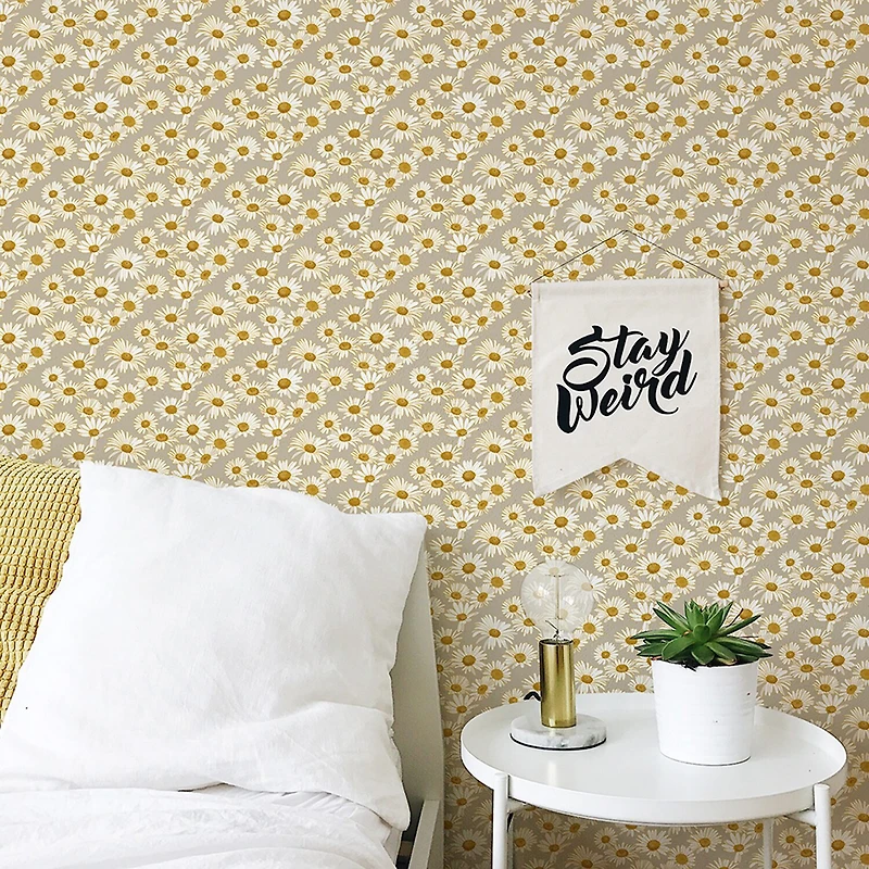 Tempaper Daisies Peel & Stick Wallpaper