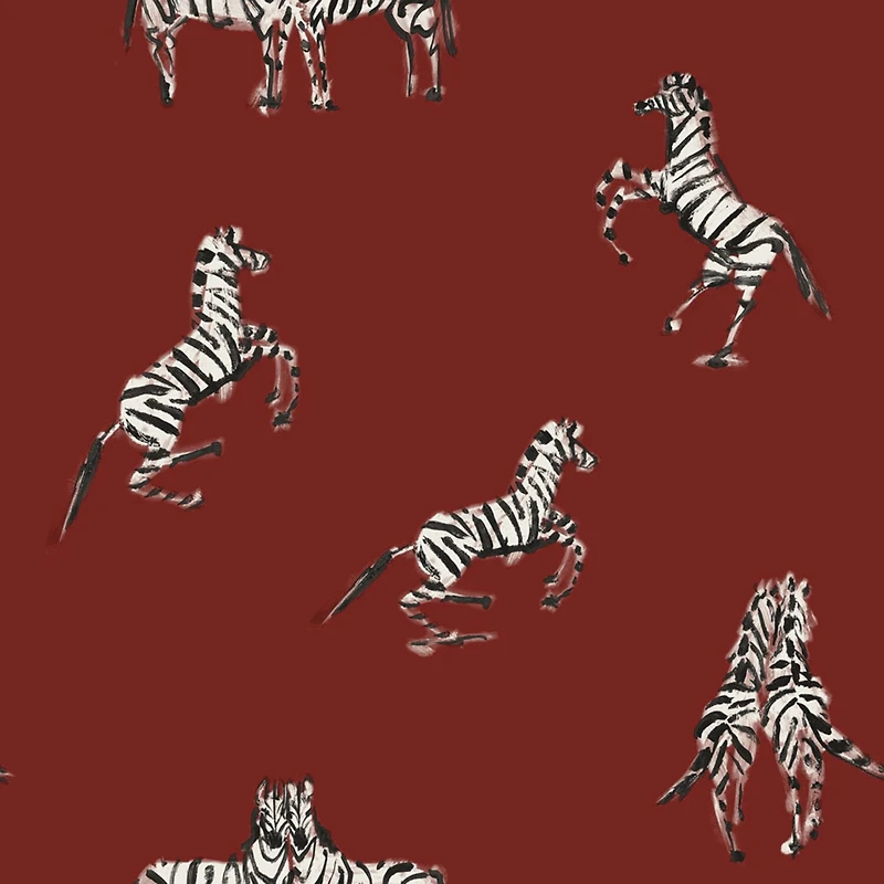 Tempaper Zebras Peel & Stick Wallpaper