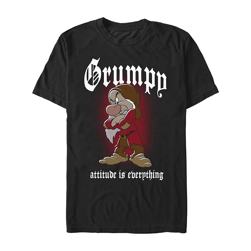 Mens Short Sleeve Grumpy Graphic T-Shirt