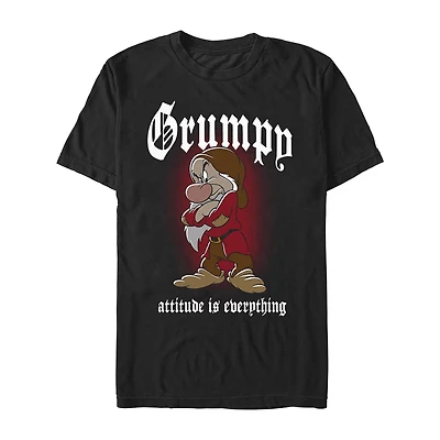 Mens Short Sleeve Grumpy Graphic T-Shirt