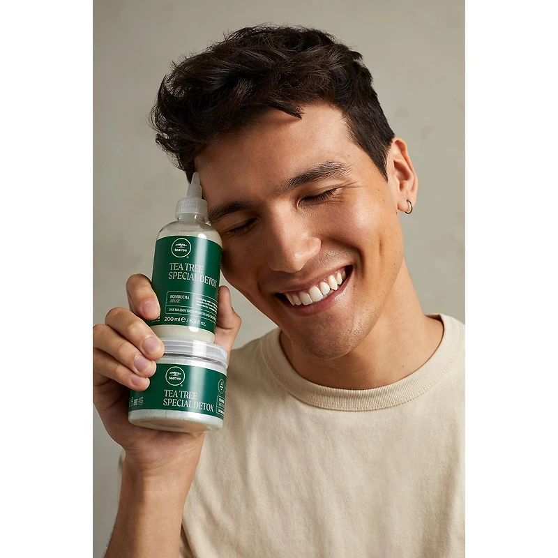 Paul Mitchell Tea Tree Special Detox Foaming Salt Scrub Scalp Treatment 6.5 oz.