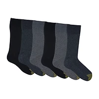Gold Toe Stanton Mens 6 Pair Big and Tall Crew Socks