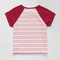 Self Esteem Big Kid Girls Round Neck Short Sleeve T-Shirt