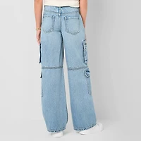Thereabouts Little & Big Kid Girls Cargo Low Rise Loose Fit Jean