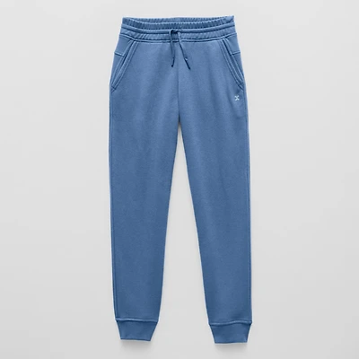 Xersion Little & Big Kid Boys Cuffed Mid Rise Regular Fit Fleece Jogger Pant