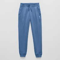 Xersion Little & Big Kid Boys Cuffed Mid Rise Regular Fit Fleece Jogger Pant