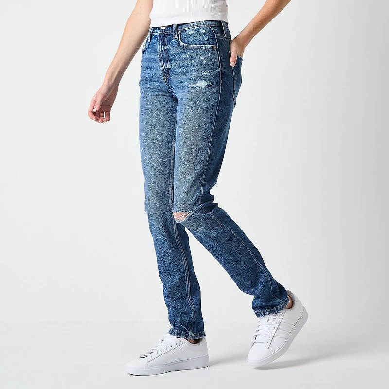 Arizona Drainpipe Womens Juniors High Rise Skinny Fit Jean