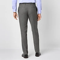 Van Heusen Birdseye Mens Stretch Fabric Modern Fit Flat Front Suit Pant