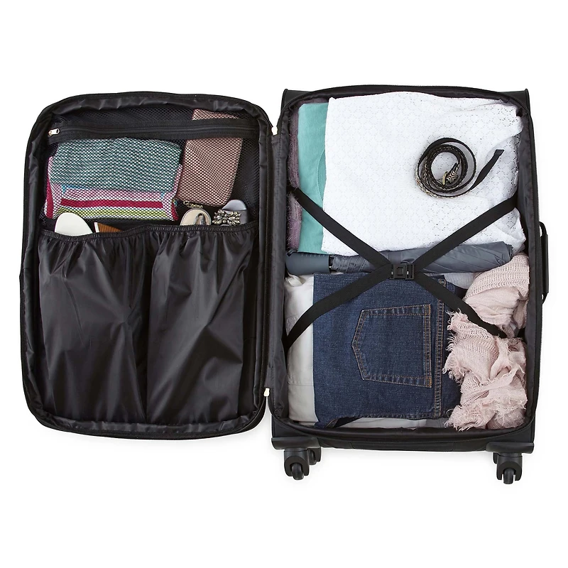 Liz Claiborne Quilted 26" Spinner Luggage