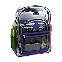 Summit Ridge Delux Clear Backpack With Mesh