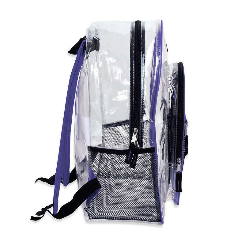 Summit Ridge Delux Clear Backpack With Mesh