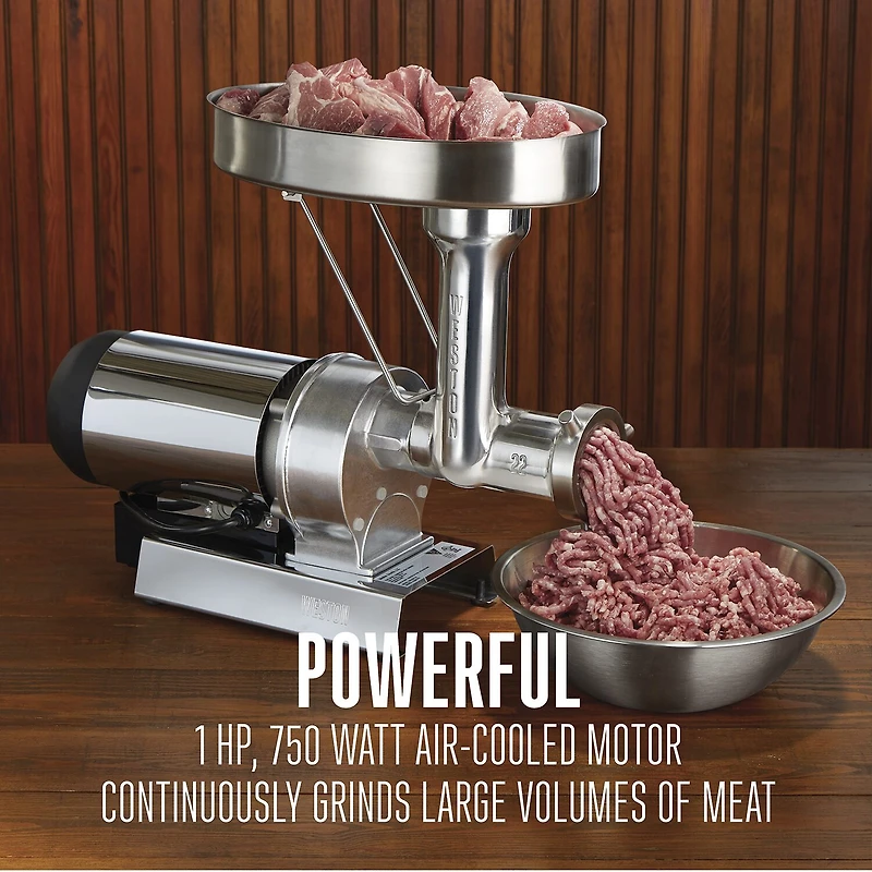 Weston Butcher Series #22 Meat Grinder And Sausage Stuffer