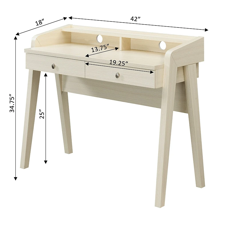Newport Deluxe 2-Drawer Desk