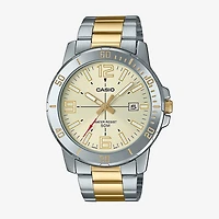 Casio Mens Two Tone Bracelet Watch Mtpvd01sg-9bv