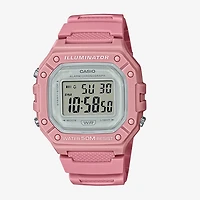 Casio Womens Pink Strap Watch W218hc-4av