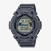 Casio Mens Gray Strap Watch Ws1300h-8av