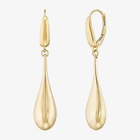 Made in Italy Womens 14K Gold Drop Earrings