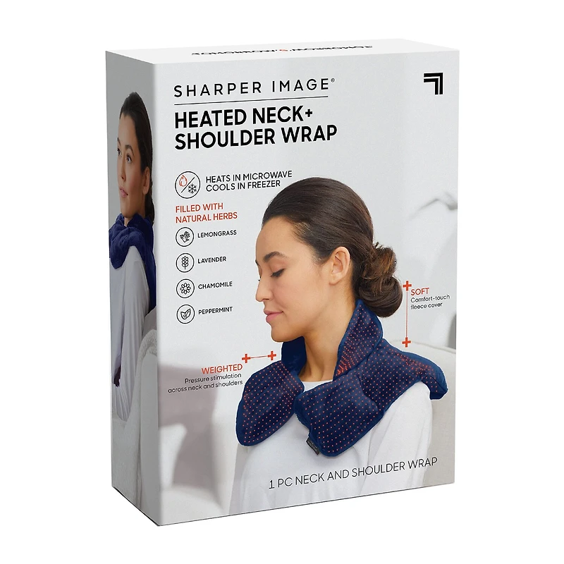 Sharper Image Heated Neck + Shoulder Wrap