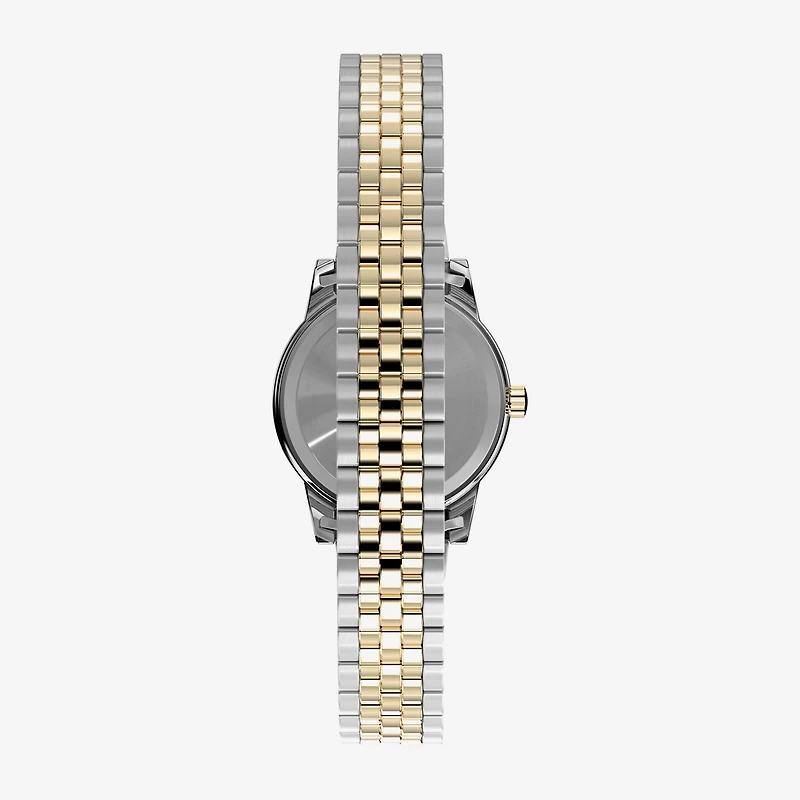 Timex Main Street Womens Two Tone Stainless Steel Strap Watch Tw2w35300jt