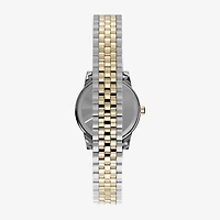 Timex Main Street Womens Two Tone Stainless Steel Strap Watch Tw2w35300jt