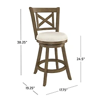 Hamlin Counter Height Swivel Bar Stool