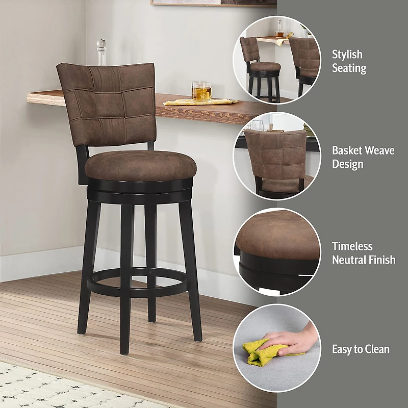 Kaede Swivel Bar Stool