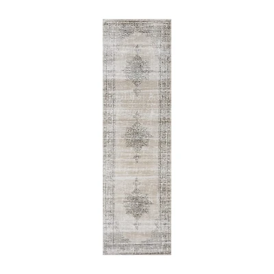 Radici Colosseo Traditional Vintage Distressed 26"X91" Indoor Rectangular Runner