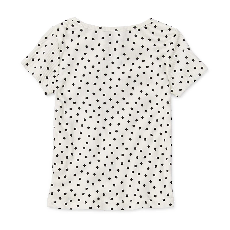 Okie Dokie Toddler & Little Girls Crew Neck Short Sleeve T-Shirt