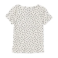 Okie Dokie Toddler & Little Girls Crew Neck Short Sleeve T-Shirt
