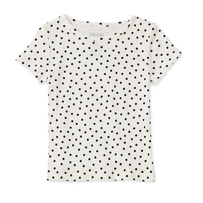 Okie Dokie Toddler & Little Girls Crew Neck Short Sleeve T-Shirt