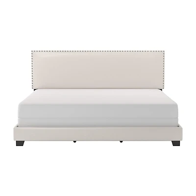 Gayle Nailheadtrim Rectangular Bed