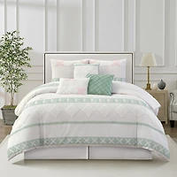 Stratford Park Britton 7-pc. Geometric Lightweight Comforter Set