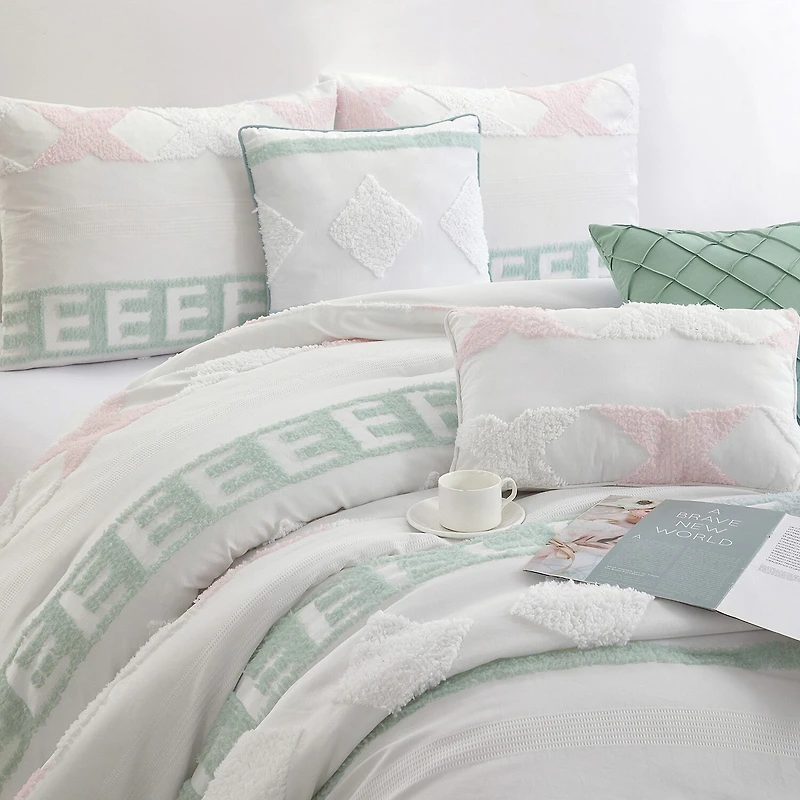 Stratford Park Britton 7-pc. Geometric Lightweight Comforter Set