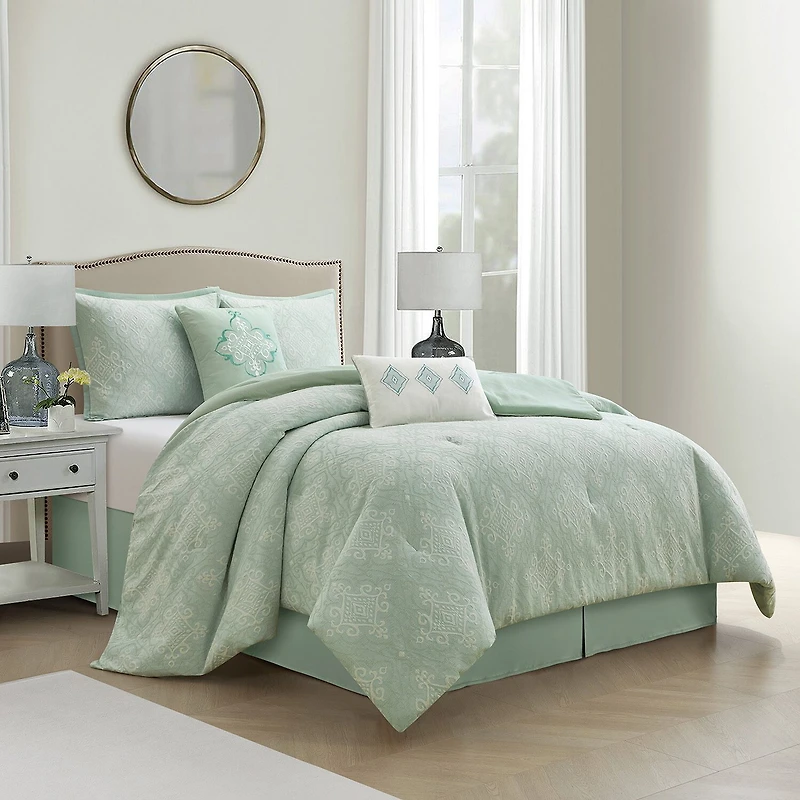 Stratford Park Arlo 6-pc. Medallion Lightweight Comforter Set