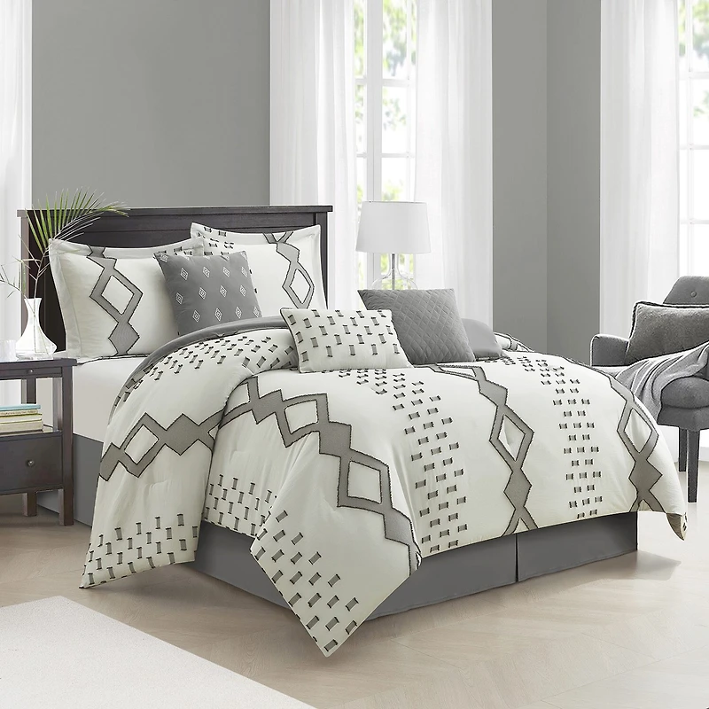 Stratford Park Wesley 7-pc. Geometric Lightweight Comforter Set