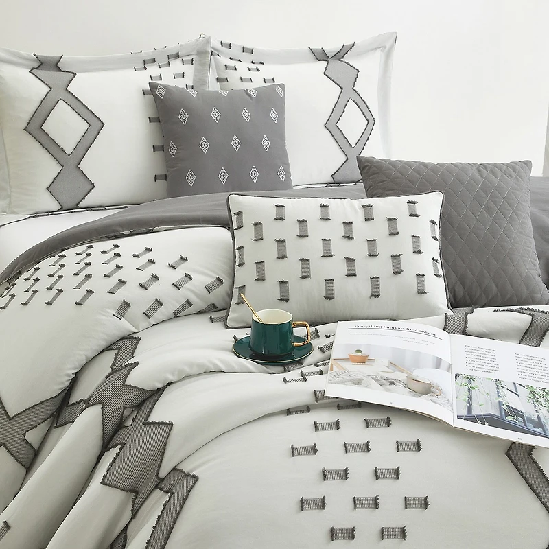 Stratford Park Wesley 7-pc. Geometric Lightweight Comforter Set