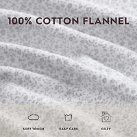 Laura Ashley 100% Cotton Flannel Sheet Set