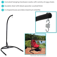 Steel U-Shape Hanging Chair Hammock Stand