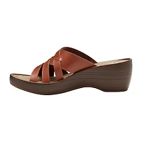 Eastland Womens Poppy Wedge Sandals