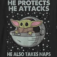 Little & Big Kid Boys Crew Neck Short Sleeve Slim Fit Star Wars Graphic T-Shirt