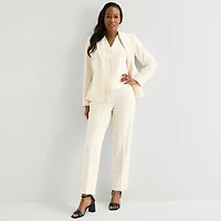 Black Label by Evan-Picone Womens Classic Fit Suit Jacket